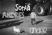 Ander, Sonia y Andres. Fotografía familiar Vitoria-Gasteiz